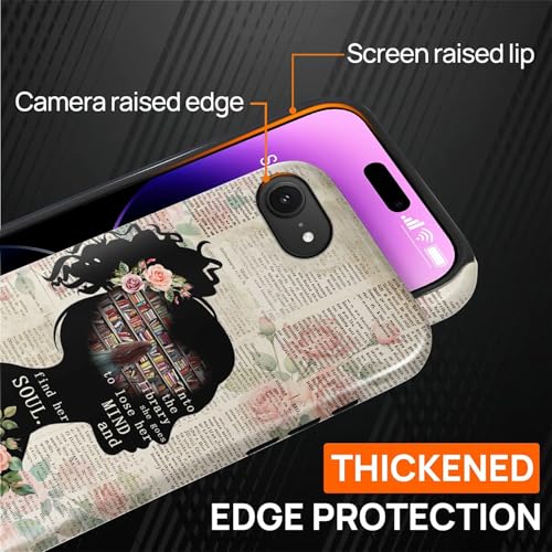 Coque iPhone 16E protectrice au design livre pour lire en toute sérénité