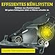 bamotoop 64W Motorrad LED Scheinwerfer E Geprüft Hi/Lo Beam DRL Weiß mit Blinker Bernstein Integration Scheinwerfer für Yamaha Raptor 700 700r 2006-2025 YFZ 450 YFZ450R YFZ450X Wolverine 450