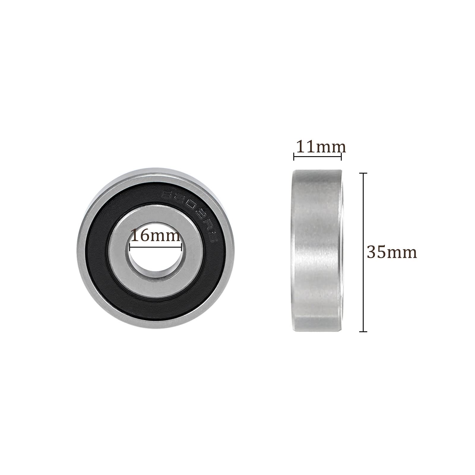 Kozelo 10pz Profondo Scanalatura Sferica Cuscinetti - 3mm x 13mm x 5mm Cromato Acciaio Sfere per Motori Macchine Utensili Riduttori Cuscinetti Usa, Doppio Schermato ABEC1