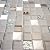 Simple Tile - 5 Sheets Glass and Stone Mosaic Tile for Kitchen Backsplash, Bathroom Shower Wall, Etc, Mini Teseo Collection, Mixed Squares, 12"X12"X5/16 (Set of 5 Sheets, GM 8303 - Nana)