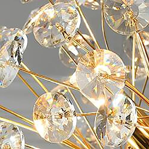 Grand Éclairage Suspendu en Cristal de Luxe Finition Chromée G9 - 7