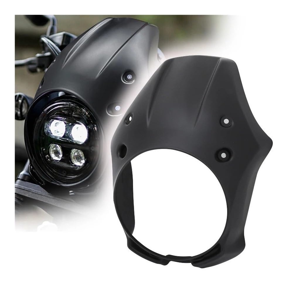 Aileron Aérodynamique Carénage Carénage De Phare AV&Ant Moto pour Rebel CMX 500 300 CMX300 CMX500 2017-2024, Accessoires Protection Pare-Brise