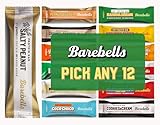 Barebells - Pick Any 12 – High Protein Bar, No Added Sugar – 12 x 55g, Choose from 13+ Flavours, Banana Dream, Caramel Cashew, Caramel Choco, Coco Choco & many more