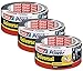 Produktbild tesa extra Power Universal Gewebeband im 3er Pack - Gewebeverstärktes Ductape zum Reparieren, Befestigen, Bündeln, Verstärken oder Abdichten - Schwarz - 3 Rollen je 25 m