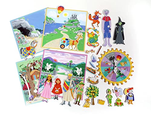 eeBoo Fairytale Spinner Game, Story Building Game, Ages 5+, 2-4 Players - image 6