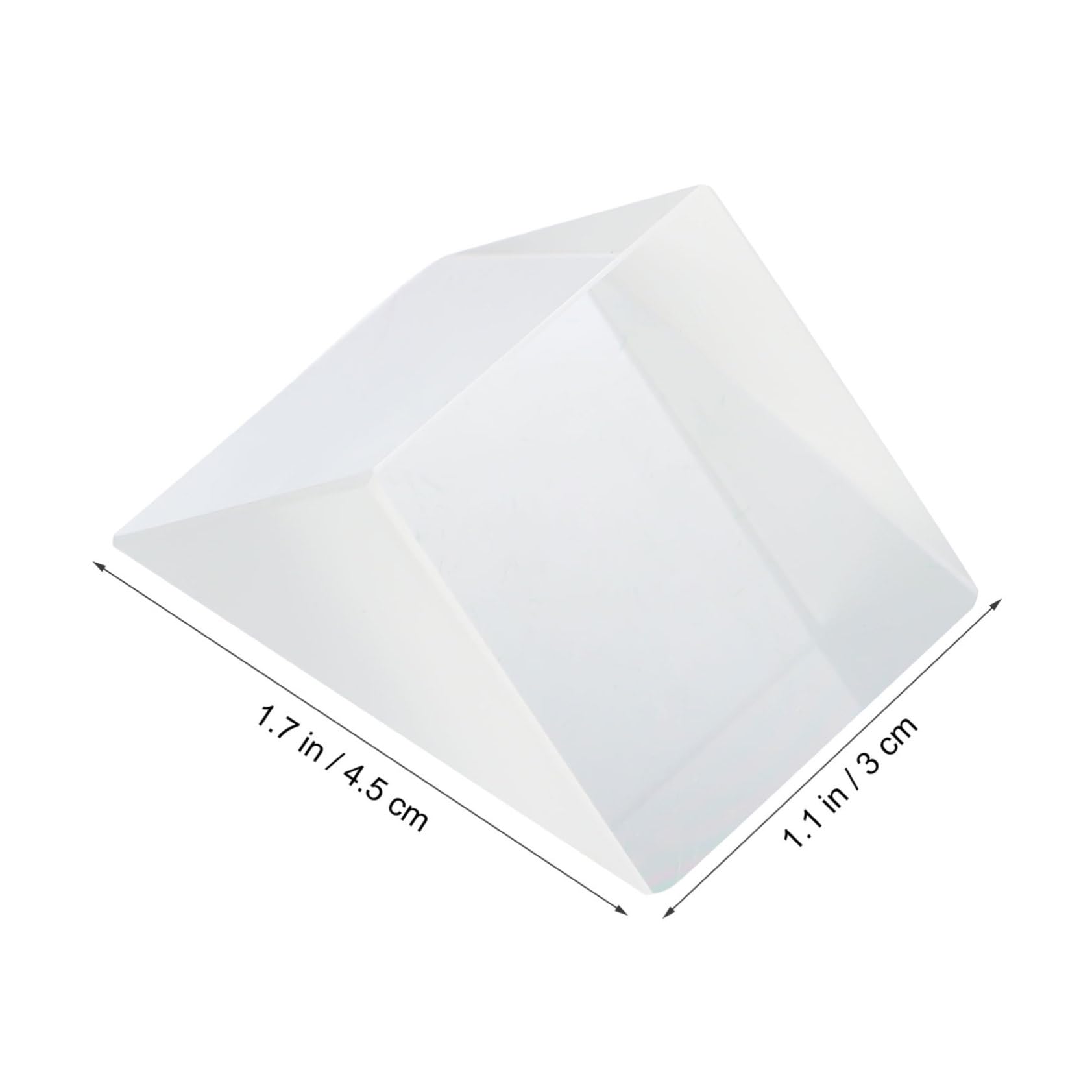 Veemoon Educational Triangular Prisms Physics Teaching Optical Instrument Prisms Bulk