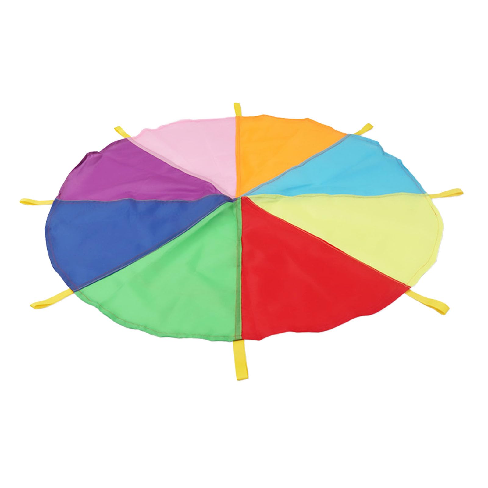 Kids Rainbow Parachute Exercise Sensory Training Aid with Handles for Kindergarten Outdoor Group Game Training