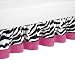 Queen Bed Skirt for Hot Pink & Zebra Print Bedding Set by Sweet Jojo Designs