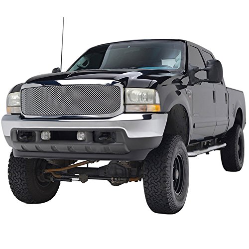 Paramount Restyling 42-0505 Full Replacement Packaged Grille With Chrome Stainless Steel 2.0 Mm Wire Mesh #TOP5