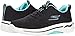 Skechers Women's Go Walk Arch Fit Unify, Black/Aqua, 9