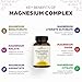 Complete Magnesium Complex 500mg for Women & Men | 120 Capsules | 6 in 1 Mag Supplement with Zinc | Quality Sleep & Muscle Health | Glycinate, Citrate, Malate, Oxide, Aspartate, Lysinate Glycinate