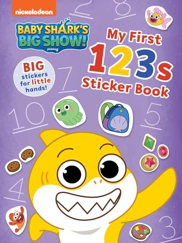Baby Shark's Big Show!: My First 123s Sticker Book: Activities and Big, Reusable Stickers for Kids Ages 3 to 5 image 2