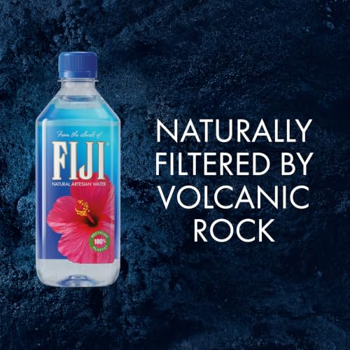 Image of FIJI Artesian Bottled Water, 500 mL (16.9 fl oz), Pack of 24