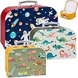 sehr stabiler & beweglicher Metallgriff und Metallschnappverschluß ___ / feste Metall Nieten sorgen für einen sicheren Halt ! _____ Außen ist der Koffer komplett bunt bedruckt & Innen einfarbig weiß ( ideal auch zum Bemalen und Bekleben )