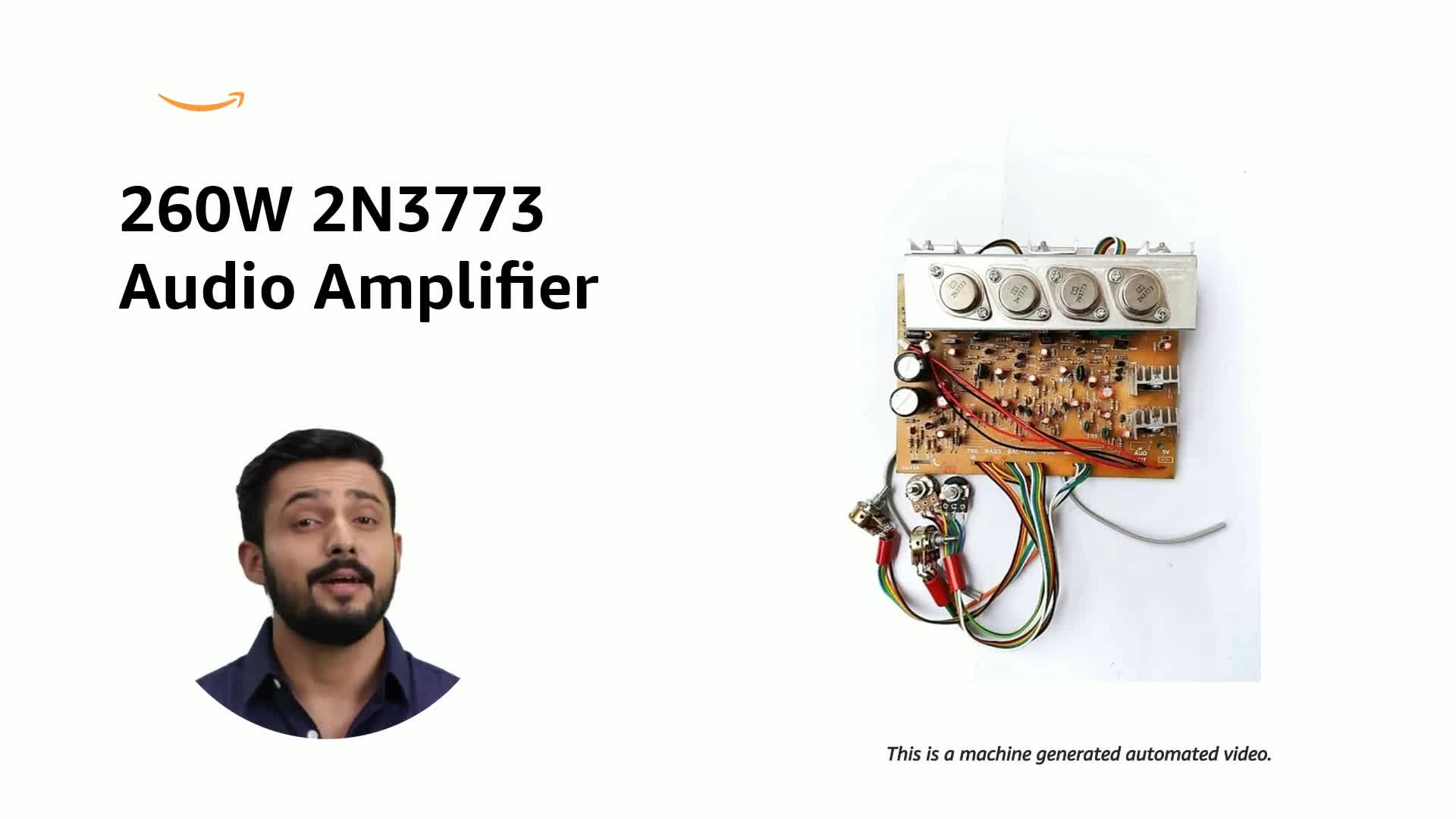 MV Collection 260W 2N3773 Powerful Transistor Audio Amplifier