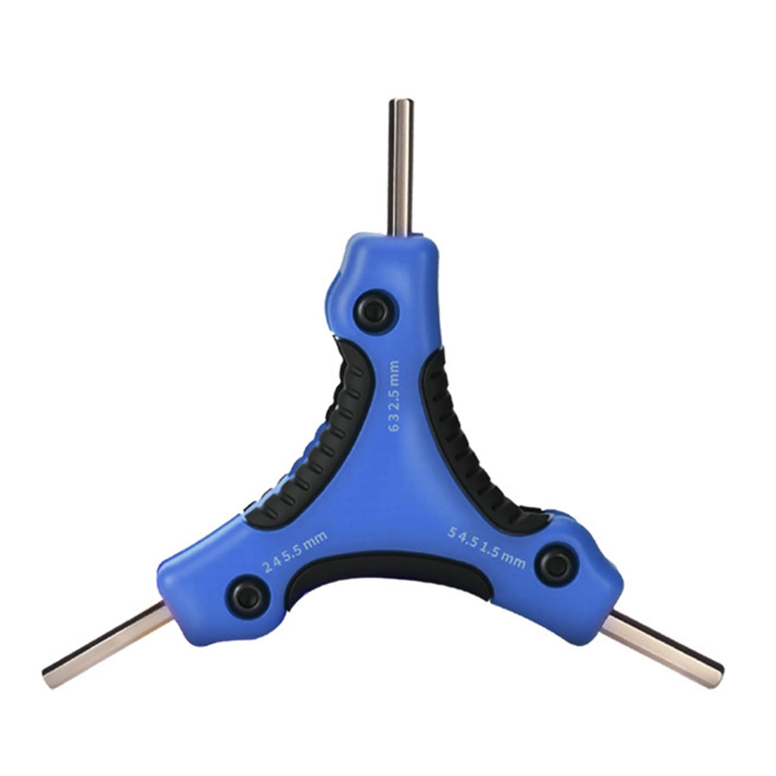 Compact Y Hex Tool High Strength Carbon Steel Ergonomic Grip Projects and Multiple Sizes Hex Wrench Bikes for Outdoor Riders