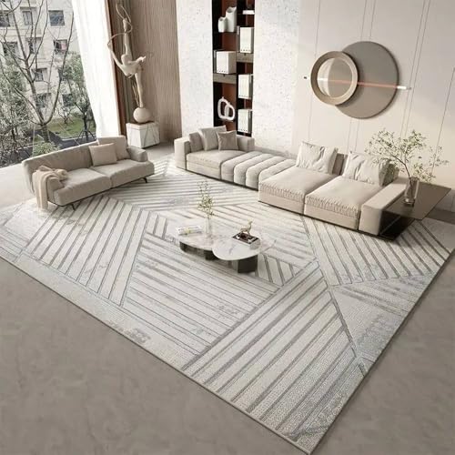 Light Luxury Grey Carpet Modern Living Room Decoration Carpets Hall