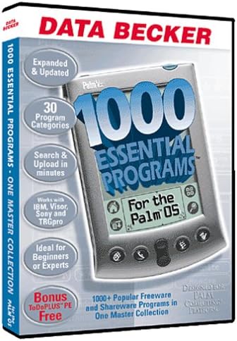 1000 Essential Programs for the Palm OS