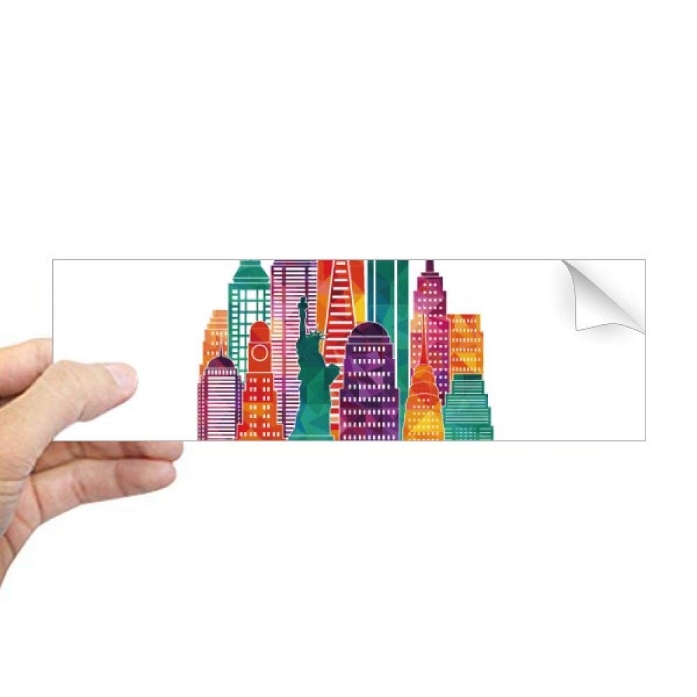 Sticker fenêtre USA château avec film opacifiant et design architecture chic