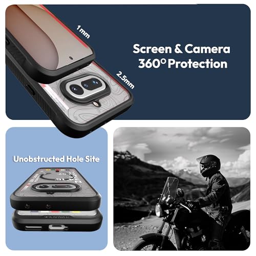 Image of KAPAVER Mag-X Sandstone Case for Nothing Phone 4a MagSafe, Magnetic | Nothing Phone 4a Back Cover (Leh-Ladakh)