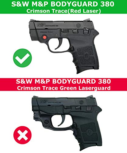 Gun Holster For Smith & Wesson M&P Bodyguard 380 With Red Laser(Not For Green Laser Model), Owb Paddle Holster, Adjustable Cant & Fast Release - Right Handed #TOP1