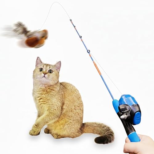 AGGER Cat Casting Fishing Pole Toy