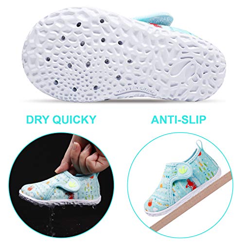 Image of FEETCITY Baby Boys Girls Water Sport Shoes Barefoot Kids Aqua Socks Quick-Dry Beach Swim Pool Shoes