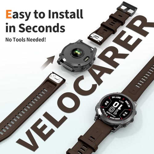 Correa de silicona 22mm para Garmin Fenix 7/6/5/8 miniatura 5