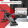 Bigzzia Ab Machine, 5-in-1 Adjustable Ab Workout Bench Core Abdomen Trainer for Stomach Workout, Crunch Machine Exercise Equipment for Home Gym - Sit UP, Push UP, Leg Press, Glider, Roman Chair, 330lbs Capacity