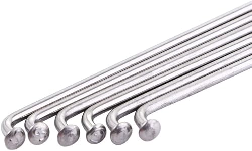 Miniatura 9 de 10 radios de bicicleta de 9.646 in-12.008 in 14G radios de acero inoxidable y pezones radios de bicicleta para bicicleta de montaña bicicleta de