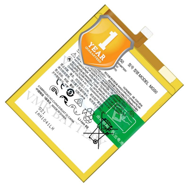 Image of Original MG50 Battery Compatible for Motorola Moto G9 Plus (XT2087-1) - (5000mAh) - 1 Year Warranty K7