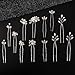13 Pieces Pearl Crystal Bridal Hair Pins Rhinestone Flower Wedding Hair Pieces Prom Accessory for Women Wedding Hairstyles