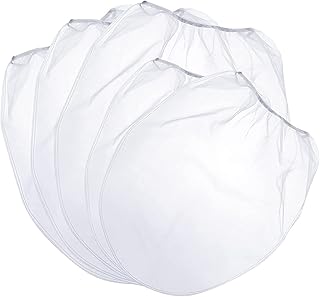 WANGCL 10 Pack 5 Gallon Paint Strainer Bags White Regular Fine MeshElastic Opening Strainer Bags for Use with Paint Sprayers