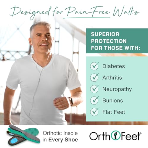 Orthofeet Men's Orthopedic Hands-Free Tilos Slip-On Sneakers4