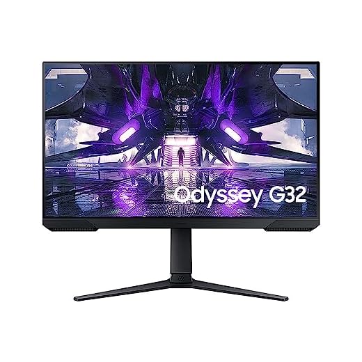 MONITOR GAMER SAMSUNG ODYSSEY G32A 27" FHD 165HZ 1MS AJUSTE DE ALTURA HDMI DP FREESYNC PRETO SÉRIE G32 – LS27AG32ANLXZD - SAMSUNG