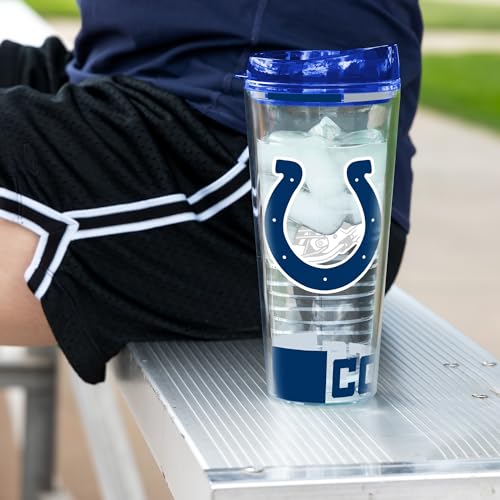 Image of Rico Industries NFL Football Double Wall Classic 16oz Or 20oz Tritan Tumbler W Lid