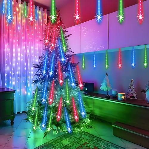 Amazon – ZPQBEYE 24-Tube 576-LED Meteor Shower Christmas Lights - image 7