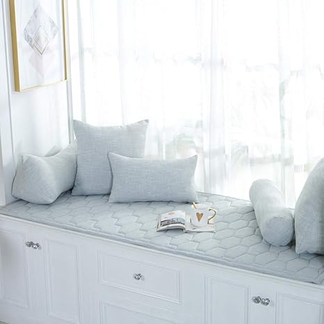 Amazon ベイ ウィンドウ マット 窓枠パッド な スリップ 四季ユニバーサル ベッド バルコニー 厚い スポンジ マットマット P 80x240cm 31x94inch ラグ カーペット オンライン通販