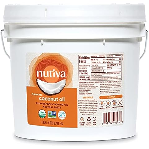 Nutiva Organic Steam Refined Oil, Coconut Cover