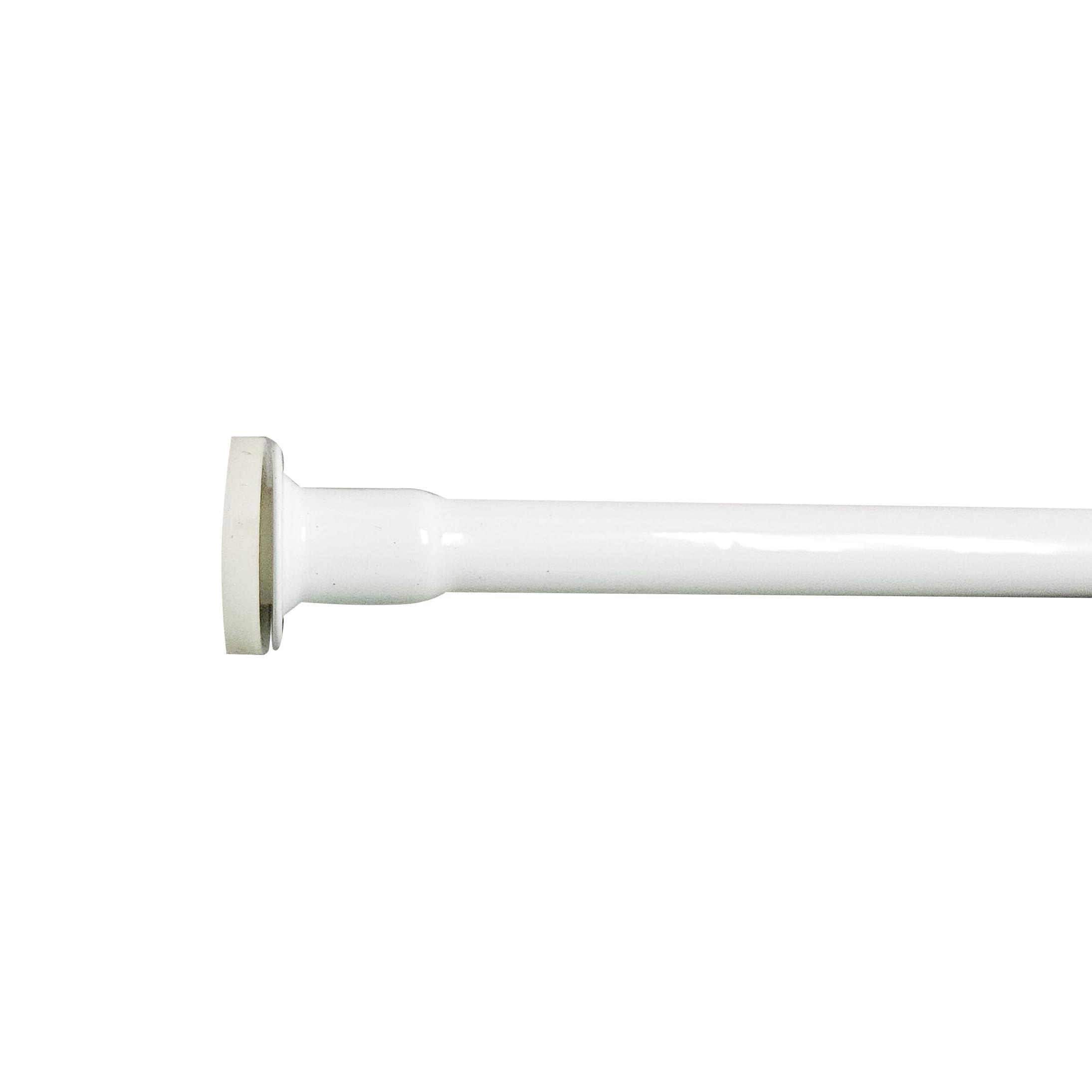Westbrass D124-50 3/8 cala x 50 cm płaski uchwyt do toalety z płaskim łbem, biały płaszcz pudrowy, 50 cm