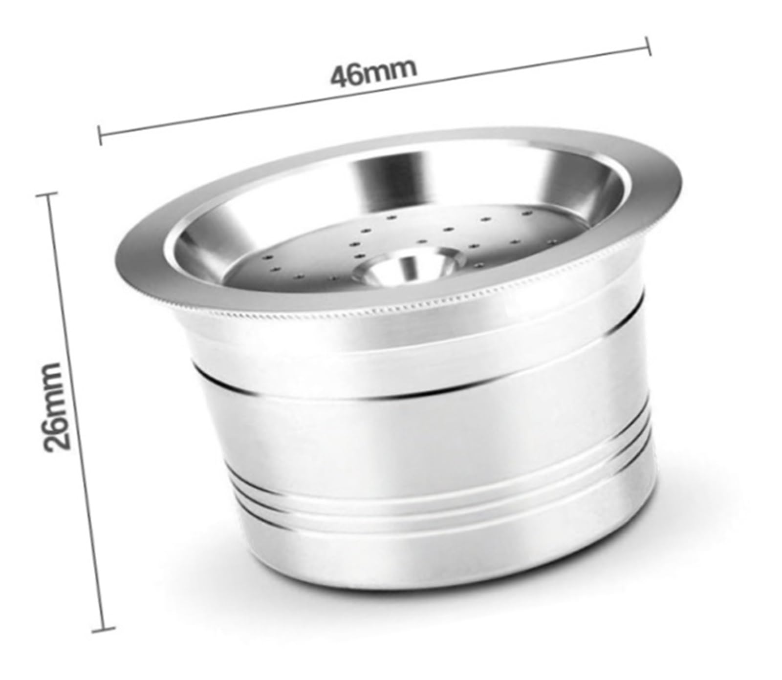 Cápsulas de café reutilizables de acero inoxidable, rellenables con cepillo cuchara, compatibles con K-fee, máquinas de espresso, ALDI, Expressi, Caffitaly, Tchibo y Cafissimo.