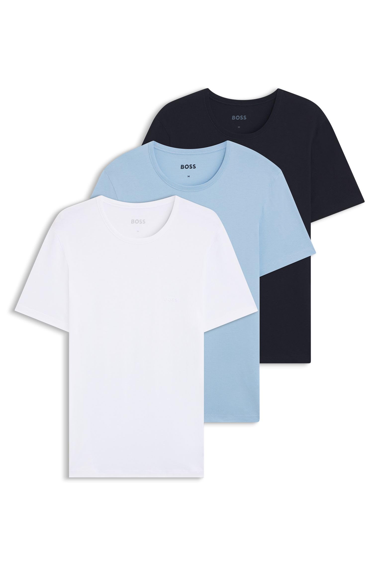 BOSS Herren Tshirtrn 3p Classic 10267939 0 Underwear_T_Shirt (1er Pack)
