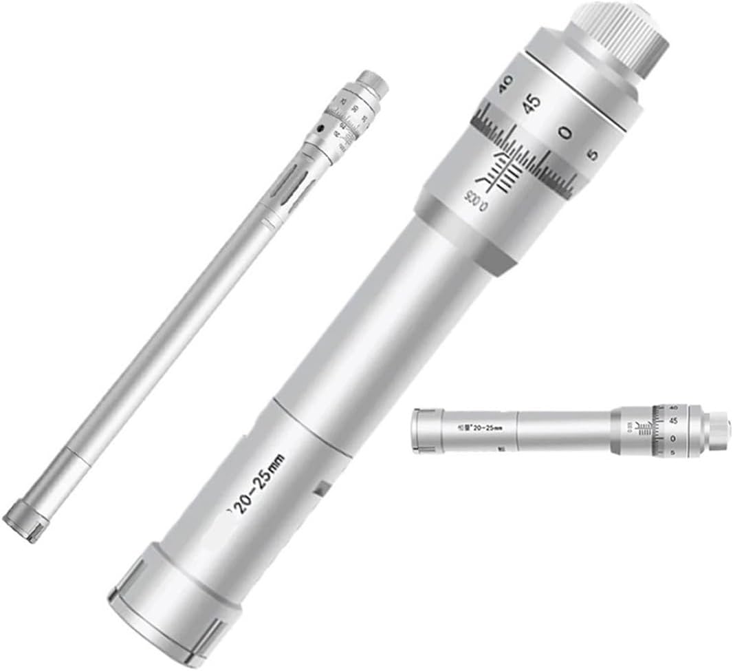 Three-Jaw Mechanical Extension Rod Micrometer Three-Point Internal Measuring Micrometer Bore Diameter Inner Hole Measurement(14-17mm)