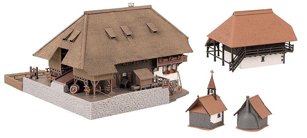Faller 130677 Schwarzwald-Set Vogtsbauernhof, 27 x 24 x 14,5 cm