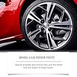 80g Car Wheel Scratch Repair Polish,Alloy Wheel Repair Kit with Sponge,Scratch Remover Kit for Cars,Scratch Repair Polish for Vehicles,Durable Alloy W/heel P/olish,High-Gloss Hubcap Rim R/epair - Image 8