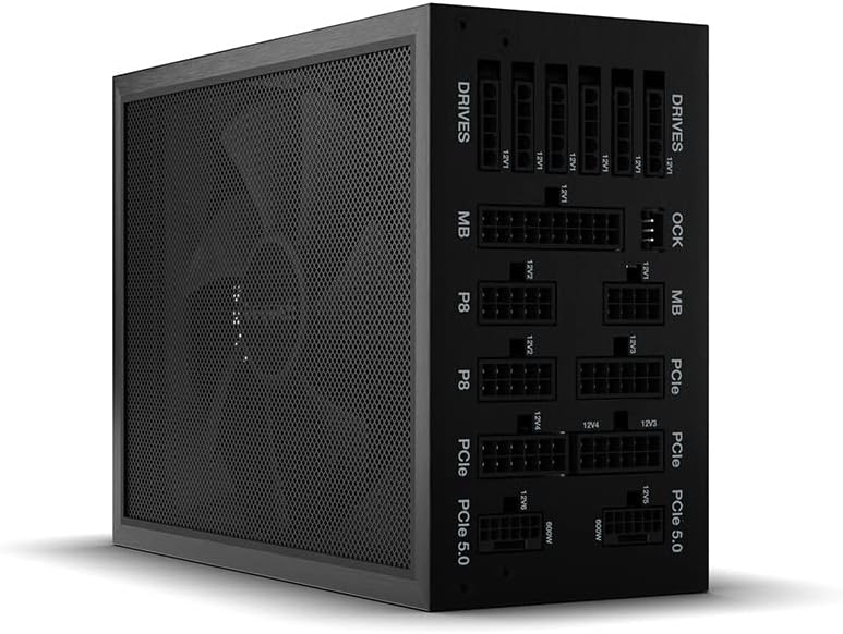 Dark Power Pro 13 1600W, ATX 3.1, PCIe 5.1, 80+ Titanium PSU | Digital Voltage Control, Overclocking Key, Individually Sleeved Cables, Silent Wings Fan, Full Bridge LLC, 10-Year Warranty