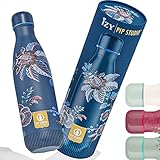 🔥DOPPELWANDIGE ISOLIERUNG - Diese umweltfreundliche 500-ml-Flasche hält Ihre Getränke 12 Stunden lang heiß oder 24 Stunden lang kalt. Entdecken Sie den Komfort unserer Premium-Thermoskanne aus Edelstahl, die mit einer fortschrittlichen doppelwandigen Isolierung ausgestattet ist. Perfekt zum Wandern, Campen oder einfach für den täglichen Gebrauch. Unbeschwerter Genuss mit garantierter Temperaturerhaltung. 500 ml - Ø 7 cm - Höhe: 27 cm.