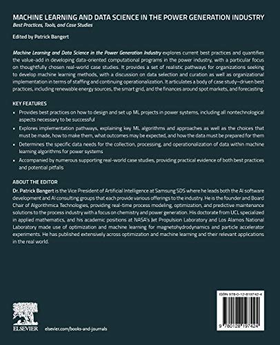 Machine Learning and Data Science in the Power Generation Industry: Best Practices, Tools, and Case Studies