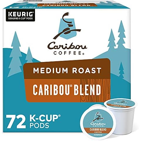 Caribou Coffee Caribou Blend Keurig Single-Serve K-Cup Pod, Medium Roast Coffee, 72 Count Cover