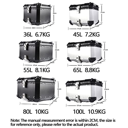 Top box de moto sécurisé idéal pour le tourisme et les voyages de week-end - 6